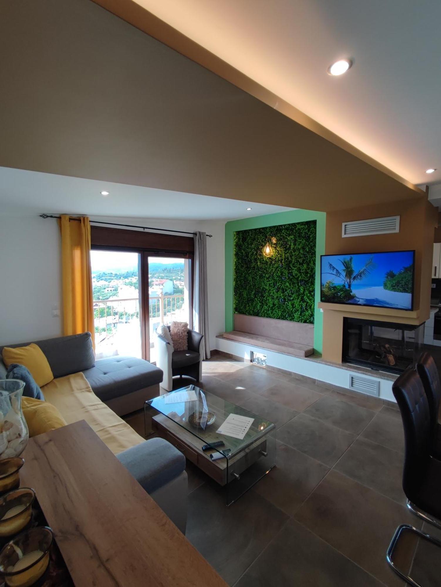 Theasis Luxury Panoramic Penthouse Daire Neos Marmaras Dış mekan fotoğraf
