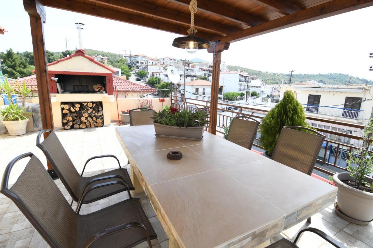 Theasis Luxury Panoramic Penthouse Daire Neos Marmaras Dış mekan fotoğraf